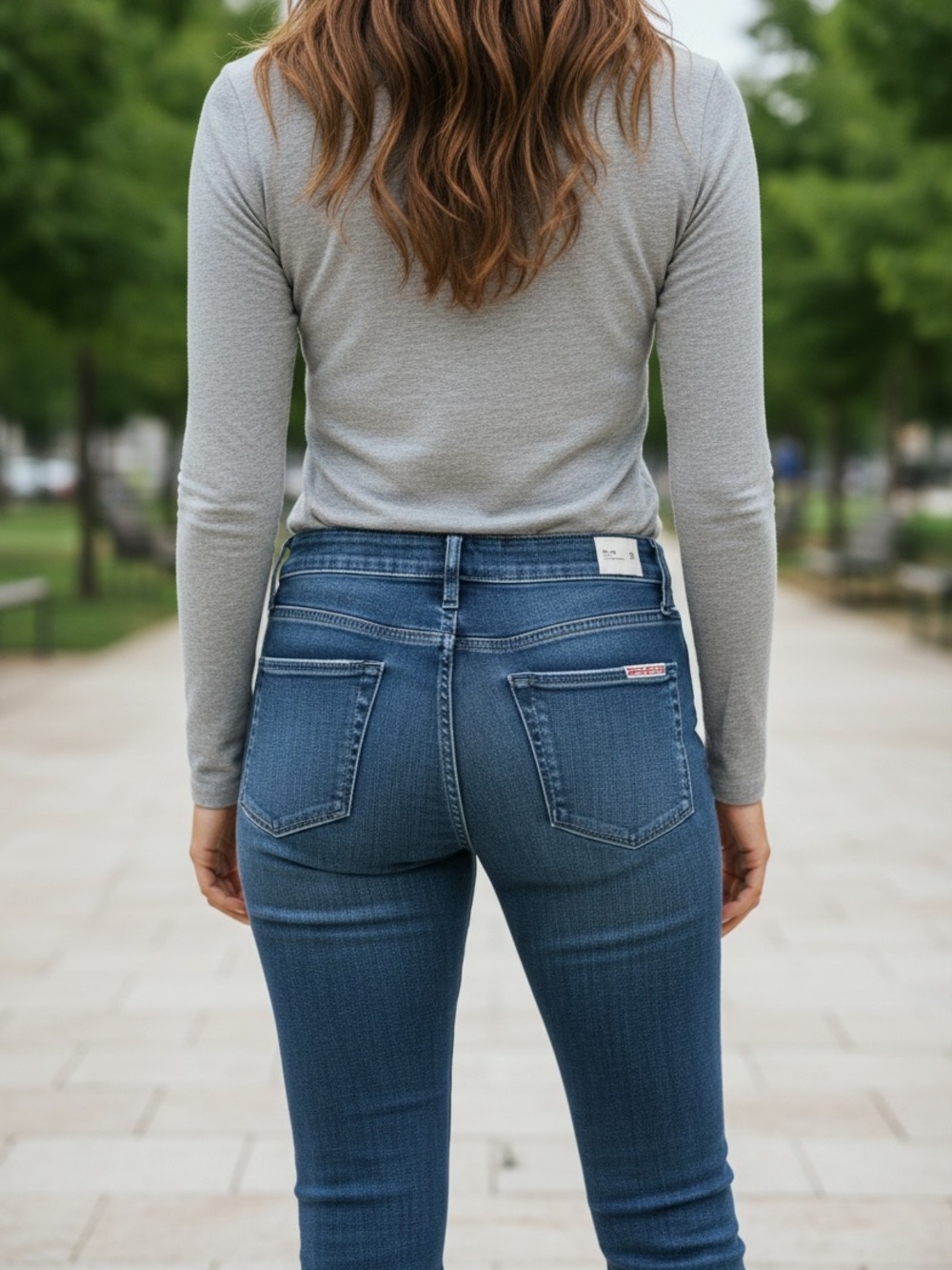 Hudson Blair High Rise Super Skinny Jeans Size 31 Dark Wash - Picture 3 of 14